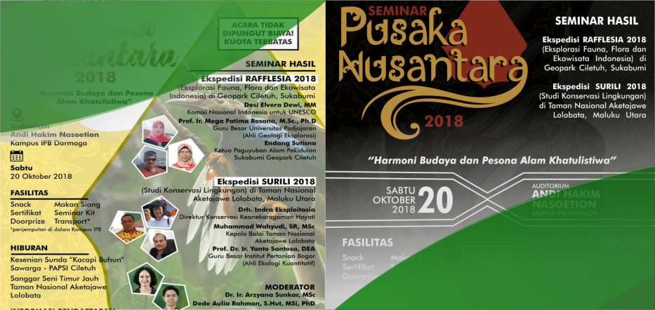 Seminar Nasional HIMAKOVA DKSHE Fahutan IPB : Pusaka Nusantara