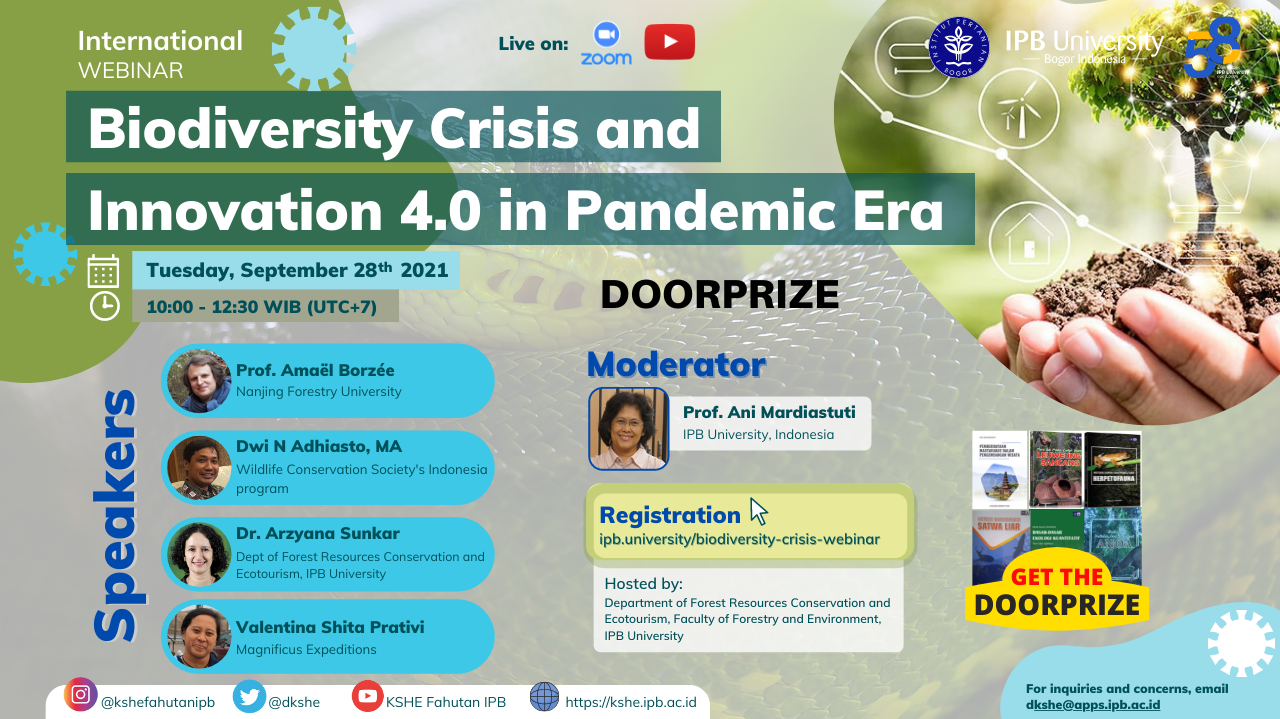 Coming Virtual Event: International Webinar<br>“Biodiversity Crisis and Innovation 4.0 in Pandemic Era”